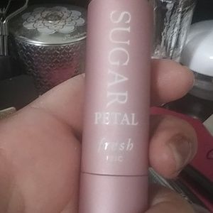 Fresh lip balm in sugar petal